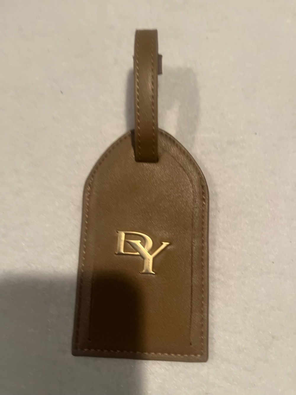 David Yurman Chevron Luggage Tag